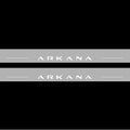 Illuminated LED Door Sill Tread Plates Renault Arkana 2019+ With Arkana Logo Renault Led Door Sills opdesign
