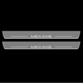 Illuminated LED Door Sill Tread Plates Renault Megane IV 2015+ With Megane Logo Renault Led Door Sills opdesign