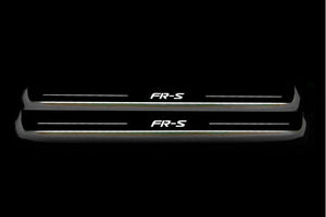 Scion FR-S 2012-2017 LED Door Sills PRO LED Door Sills Illuminated Scuff Logo FR-S Stainless Steel Entry Guards Door Sills De