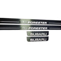 Illuminated LED Door Sill Tread Plates Subaru Forester IV 2012-2018 With Forester Logo Subaru Led Door Sills opdesign