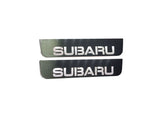 LED door sill plates stainless steel Subaru Forester IV 2012+ with Forester logo