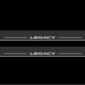 Illuminated LED Door Sill Tread Plates Subaru Legacy V 2009-2014 With Legacy Logo Subaru Led Door Sills opdesign