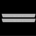 Illuminated LED Door Sill Tread Plates Tesla Model Y 2020+ With Model Y Logo Tesla Led Door Sills opdesign