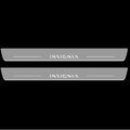 Illuminated LED Door Sill Tread Plates Vauxhall Insignia II 2017+ With Insignia Logo Vauxhall Led Door Sills opdesign