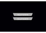 LED door sill plates Volkswagen Passat B8 2015+ stainless steel with Alltrack logo