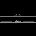 Lancia Delta III 2008+ Stainless Steel LED Door Sills – Delta Logo