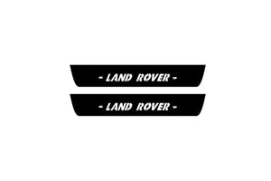 Land Rover Discovery III 2004-2009 Illuminated Matte Sill Plates with logo Land Rover Land Rover Led Door Sills PRO opdesign