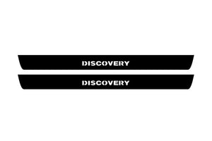 Land Rover Discovery IV 2009-2016 Illuminated Matte Sill Plates with logo Discovery Land Rover Led Door Sills PRO opdesign
