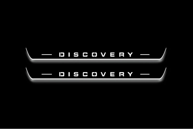Land Rover Discovery L462 Stainless LED Door Sills – Discovery Logo