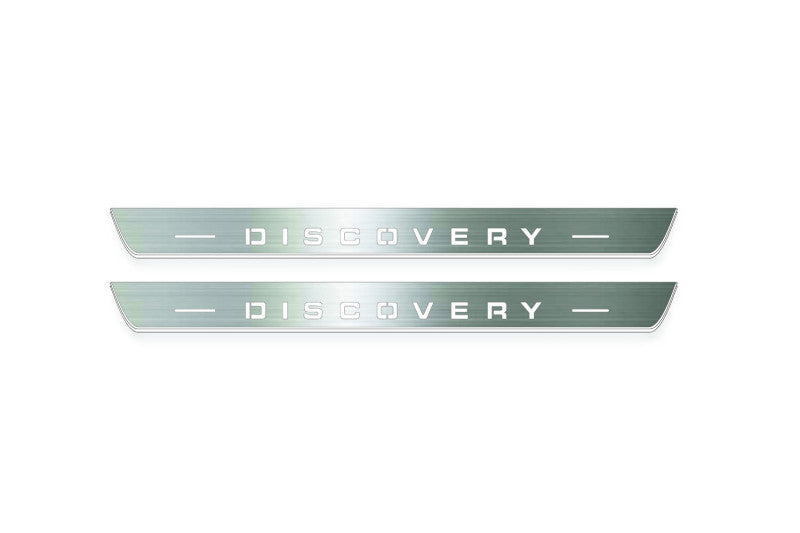 Land Rover Discovery L462 Stainless LED Door Sills – Discovery Logo