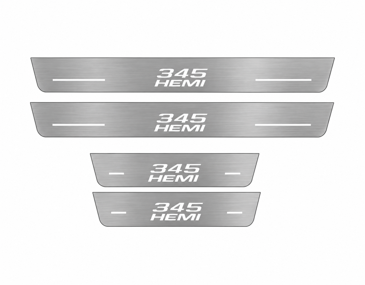 Dodge stacked 345 HEMI Stainless Full matching Day, four-piece exact kit