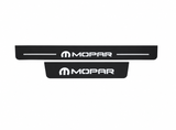 Dodge Charger Matte PRO LED door sills with MOPAR Emblem design