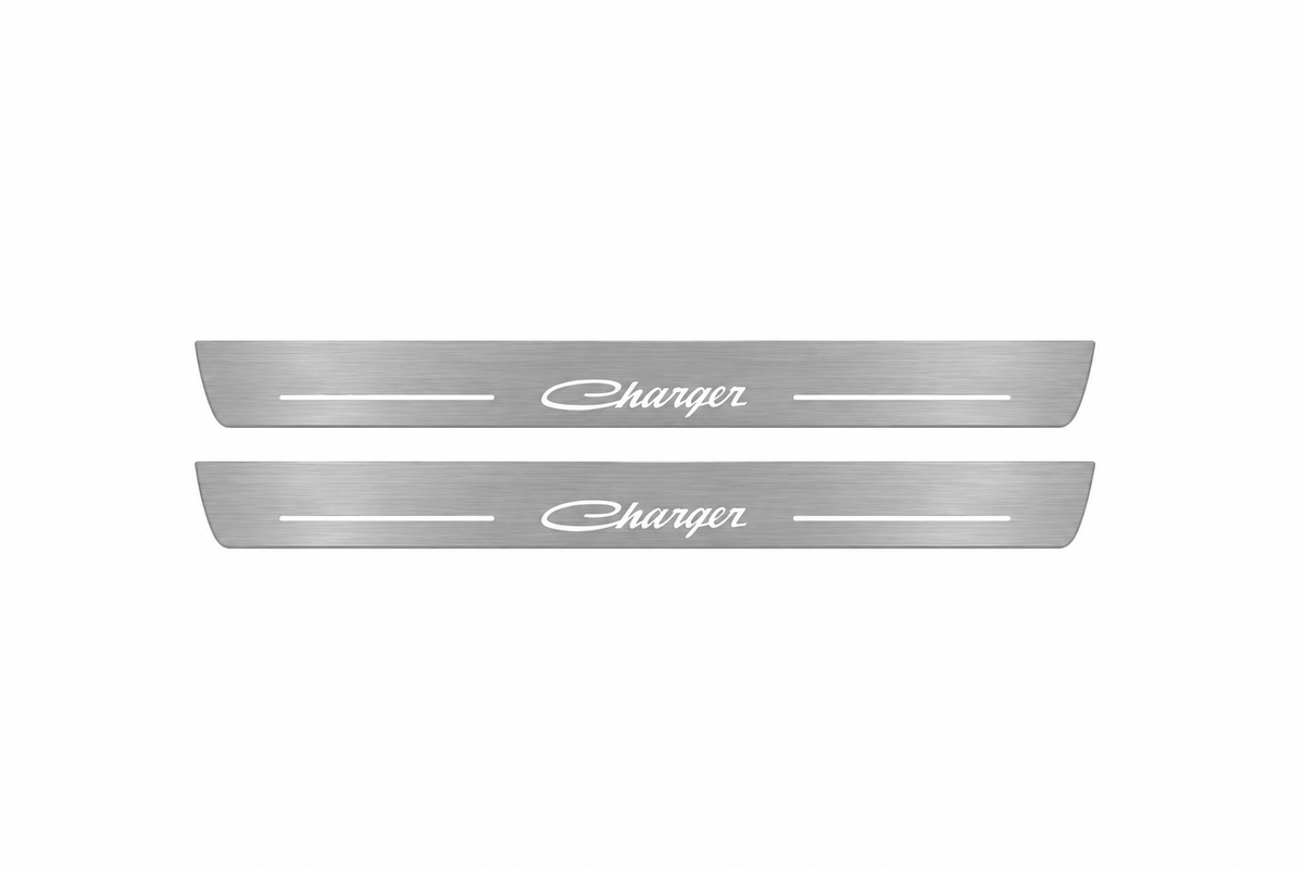Charger original script exact Front2 Stainless Day white artwork