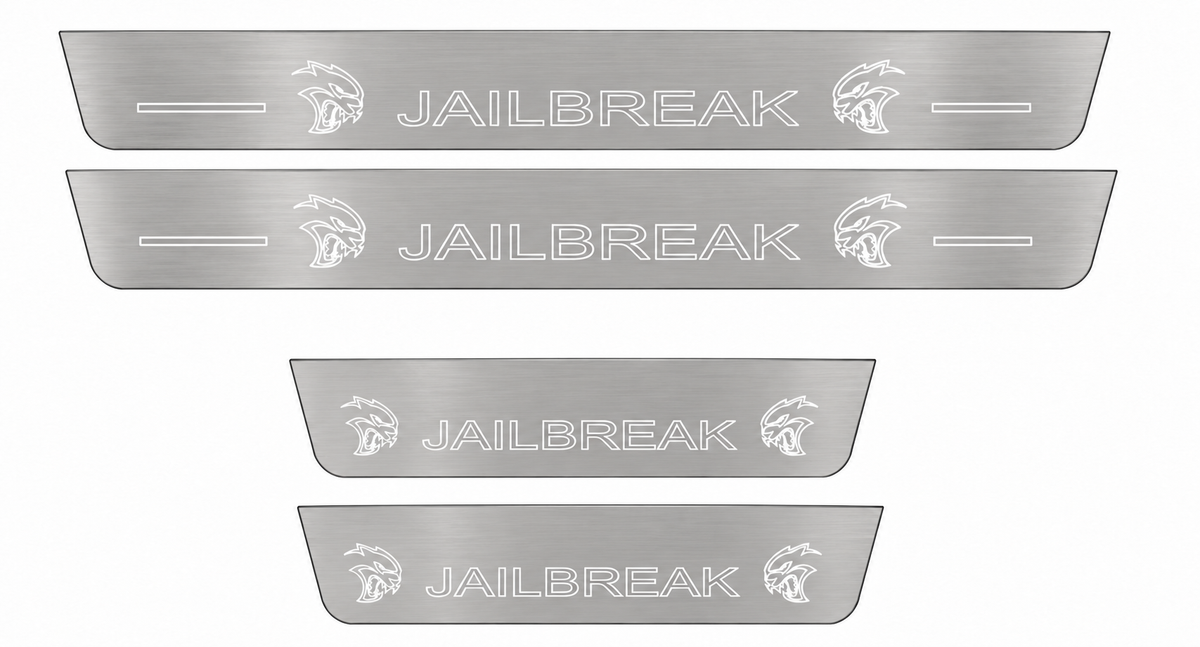 JAILBREAK Type4 Stainless Full set — Day — two long and two short plates
