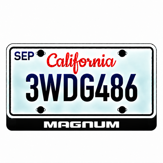 Dodge MAGNUM LED License Plate Badge | Standard or Custom