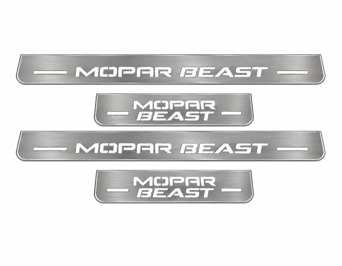 Dodge MOPAR BEAST Stainless Full four-piece kit — matching Day