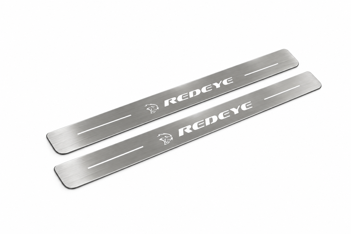 Dodge REDEYE Stainless Front two-piece kit — matching flat Day, exact source geometry