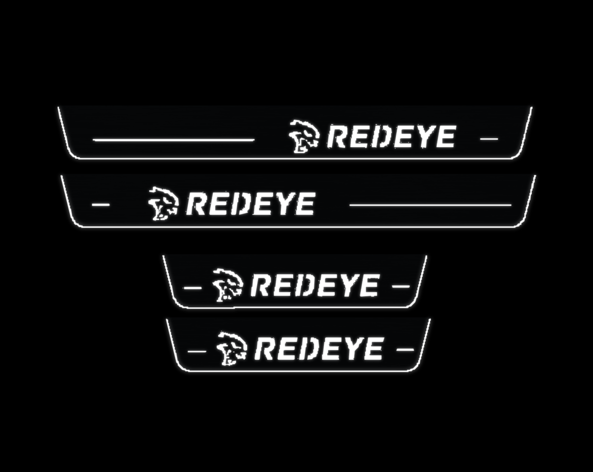 Dodge REDEYE Stainless Full exact four-piece Night, white LEDs and side edges
