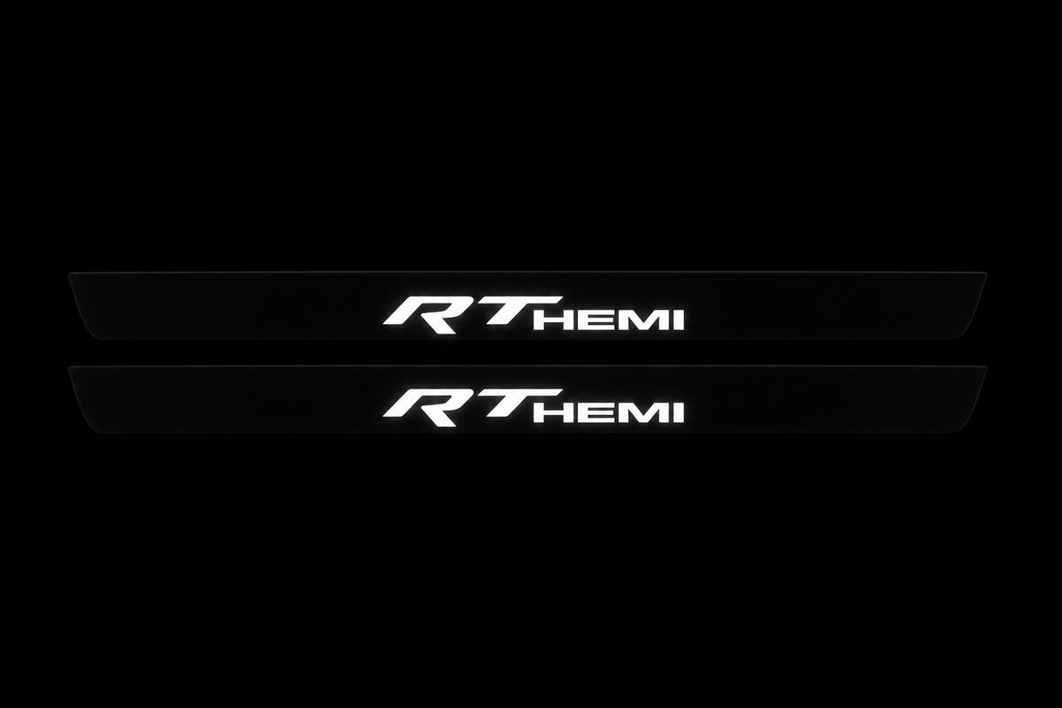 RT HEMI Matte PRO Front pair exact two plates night