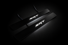 SRT Matte PRO Front Pair two exact plates night