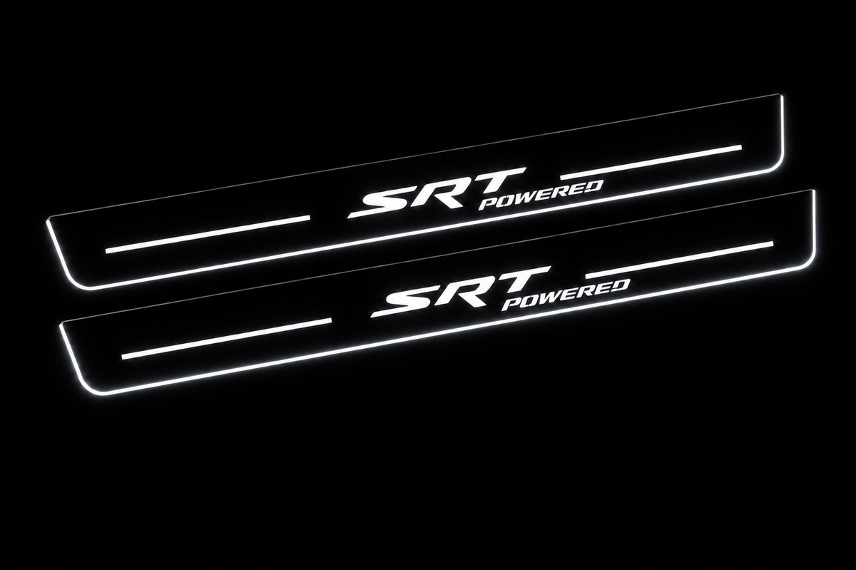 SRT POWERED Front2 exact Night with lower and side edge illumination