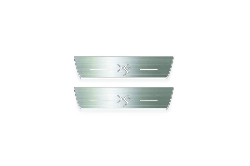 LED door sill plates stainless steel Citroen DS4 I 2011+ with DS4 logo