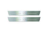 Citroen DS4 I 2011+ LED door sill plates in stainless steel with DS4 logo