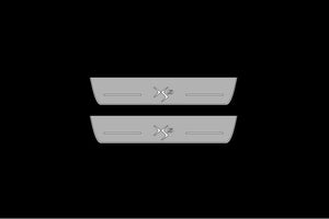 Illuminated LED Door Sill Tread Plates Citroen DS5 2011+ With DS5 Logo Citroen Led Door Sills opdesign