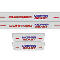 Dodge Durango III 2011+ stainless steel LED door sill plates with MOPAR BEAST logo