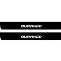 Dodge Durango III 2011+ Illuminated Matte Sill Plates with logo Durango Dodge Led Door Sills PRO opdesign