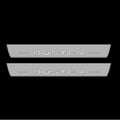 Illuminated LED Door Sill Tread Plates Renault Duster III 2024+ With Duster Logo Renault Led Door Sills decoinfabric