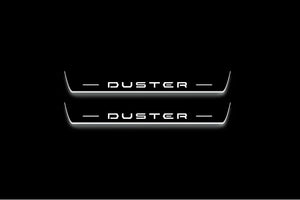 Renault Duster III 2024+ Stainless Steel LED Door Sills – Duster Logo
