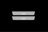 stainless steel LED door sill plates for BMW 3 E90 2008+ with BMW logo