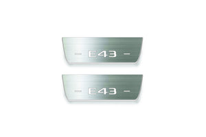 Mercedes-Benz E W213 Stainless Steel LED Door Sills – AMG E43 Logo