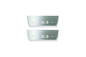 Mercedes-Benz E W213 Stainless Steel LED Door Sills – AMG E63 Logo
