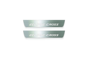 Mitsubishi Eclipse Cross Stainless Steel LED Door Sills – Eclipse Cross Logo