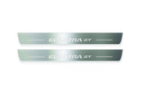 LED door sill plates for Hyundai Elantra GT 2013+ stainless steel with Elantra GT logo