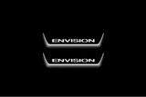 Buick Envision I 2014+ entry guards in stainless steel with Envision logo