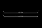 Skoda Enyaq IV 2020+ Stainless Steel LED Door Sills – Enyaq Logo