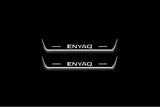Skoda Enyaq IV 2020+ Stainless Steel LED Door Sills – Enyaq Logo