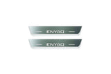 Skoda Enyaq IV 2020+ Stainless Steel LED Door Sills – Enyaq Logo