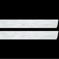 Illuminated LED Door Sill Tread Plates Mercedes EQC 2019+ With AMG Logo Mercedes Led Door Sills opdesign