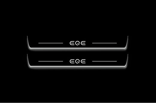 Mercedes-Benz EQE V295 2022+ Stainless Steel LED Door Sills – EQE Logo