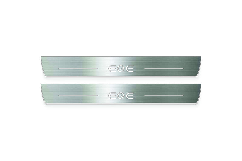 Mercedes-Benz EQE V295 2022+ Stainless Steel LED Door Sills – EQE Logo