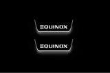 Chevrolet Equinox EV 2024+ Stainless Steel LED Door Sills – Equinox Logo