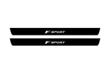 Lexus ES VII 2018+ illuminated door sill protectors with F Sport logo