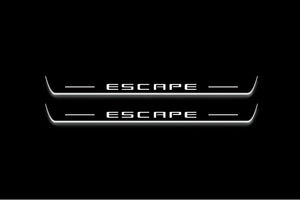 Ford Escape IV 2020+ LED Door Sills Illuminated Scuff Escape Logo Stainless Steel Entry Guards