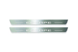 stainless steel LED door sill plates for Ford Escape IV 2020+ with Escape logo