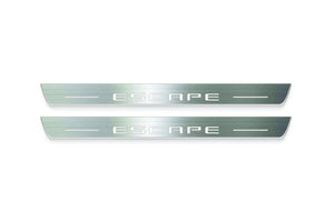 Ford Escape IV 2020+ LED Door Sills Illuminated Scuff Escape Logo Stainless Steel Entry Guards
