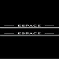 Renault Espace V 2015-2023 LED Door Sills Illuminated Scuff Espace Logo Stainless Steel Entry Guards